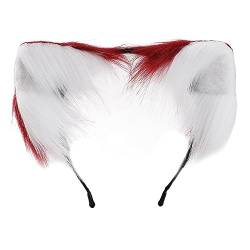 Yfenglhiry Cosplay Füchse Ohr Stirnband Frau Studenten Karneval Charakter Haarband Ohr Stirnbänder Plüsch Weihnachten Haar Hoop Ohr Stirnband Erwachsene Größe Ohr Stirnband Make-up Ohr Stirnband für von Yfenglhiry