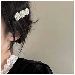 Yheakne Boho Blume Haarspange Kamelie Haarspange Clip Silberne Blume Barrette Eleganten Kopf Clip Kopfbedeckung Dekorative Haar-Accessoires Für Frauen Und Mädchen Kopfbedeckungen von Yheakne