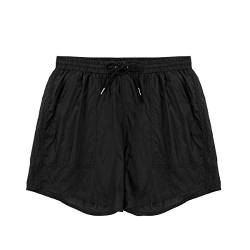 YiZYiF Herren Boxershorts Mesh Lange Bein Boxer Shorts Unterwäsche Männer Unterhose Trunks mit Transparent Effekt M-XL (X-Large, B Schwarz Lange) von YiZYiF