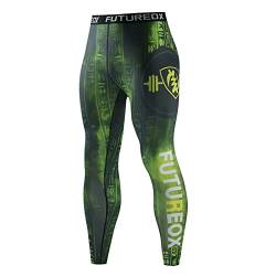 Yiartion Herren Kompressionshose Sport Leggings Jogginghose Schnell Trocknend Atmungsaktiv Leicht Sport Running Lang Hose Lange Laufhosen Camouflage Fitness Jogginghose Berglauf Hose Offroad-Laufen von Yiartion