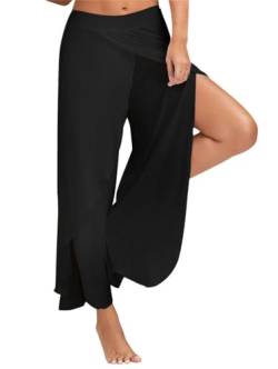 Hosen Damen Sporthose Yogahosen Sport Pumphose Haremshose Leichte Sommerhose Marlene Hose Schwarz M von Yigoo