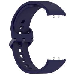 Yikamosi Kompatibel mit Samsung Galaxy Fit 3 Armband für Frauen und Männer,Schnellverschluss Weiches Silikon TPU schluss Ersatzbänder Kompatibel für Galaxy Fit 3(SM-R390) Mitternachtsblau von Yikamosi