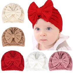 Yili Maizi Baby Turban Neugeborene Baby Mädchen Krankenhausmütze Baumwolle Kleinkind Kinderzimmer Beanie Headwrap Bohemia Donuts Cap von Yili Maizi