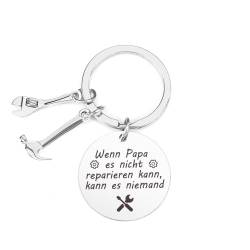 Yilousy Geschenk Papa, Schlüsselanhänger Papa, Weihnachtsgeschenke für Papa, Geburtstagsgeschenk für Papa, Bonus Papa Geschenk, Papa Tochter Geschenk, Papa Geschenk Vatertag von Yilousy