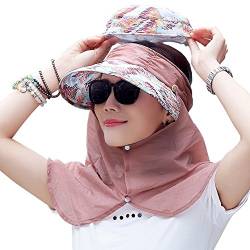 Yimidear® Faltbare Sommer Sonnenhut Weiblicher Hut Baseball Kappe Frauen Anti-UV Hut (Pink) von Yimidear