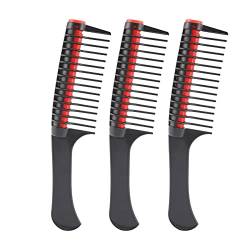Yinchus 3Er Pack, Kammwalze, Entwirrungsrollenkamm Integrierter, Anti-SpleißKamm für Salon Barber HaarfäRbemittel von Yinchus