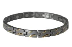 Yinga-Vital Original Magnet-Armband für Damen, Stil Bicolor. 8141B, Länge 19,0cm von Yinga-Vital