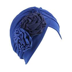 Entworfen Stirnbänder für Frauen Frauen Kopftuch Hut Mütze Haarschal Turban Kopfwickel Turban Hüte Kopfbedeckung Mend Stirnband (Blau, Einheitsgröße) von Yinguo