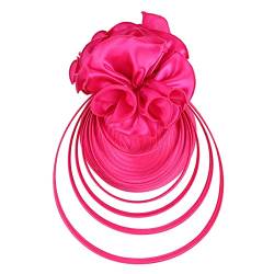 Stirnband für Jungen Sport Tee Party Fascinator Kentuckys Derbys Hut Fascinator Pillbox Hut Stirnband für Cocktail Herren Workout Stirnbänder (Rosa, Einheitsgröße) von Yinguo