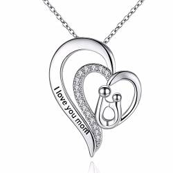 Yinguo Statement-Halskette mit Anhänger, eingelegte Musik, einfaches Damen-Design, Geschenk, Herz-Halsketten und Anhänger, Damenkette, Silber #4, Einheitsgröße von Yinguo