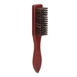 Barber Fade Brush, Holzbartbedarf für Männer, Bartbürste für Männer von Yinhing