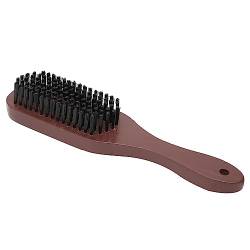 Bartpflegebürste, Borsten-Bartbürste mit Holzgriff, Badebürste, Ölhaar-Gesichtsreinigungsbürste für Männer von Yinhing