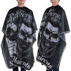 Yinhing Barbers Cape Gown, Haare Schneiden umhang für Männer Supreme, wasserdichtes antistatisches Haar Styling Barber Cape Salon Schürze für Frisur Schnitt und Färbung Dauerwelle 9,44 x 5,9 Zoll von Yinhing