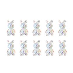 10 Stück 3D Nail Gummy Für Rabbit Nail Art Für Acrylnägel 3D Gummy Nail Art Nail von Yisawroy