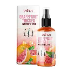 Grapefruit Haarwachstumsspray Haarpflege Nährlösung stärkt das Haar Anti-Haarausfall Befeuchtet Haarwurzeln 100ml Grapefruit-Haarspray für dünner werdendes Haar von Yisawroy