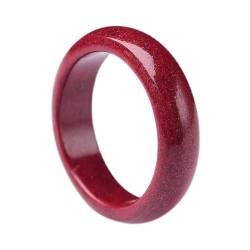 Yisawroy Red Cinnabar Feng Shui Rings Cinnabar Rings Attract Wealth Money Rings Protection Amulet Rings Good Luck Jewelry Gift cinnabar men von Yisawroy