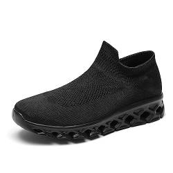 YisiNP Schuhe Herren Sneaker Damen Freizeitschuhe Mesh Atmungsaktiv Leichtgewichts Bequem Laufschuhe Turnschuhe Slip On von YisiNP