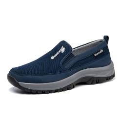 YisiNP Wanderschuhe Herren Orthopädische Schuhe Atmungsaktiv Freizeitschuhe Slip-on rutschfeste Leicht Sportschuhe Stoßdämpfung von YisiNP