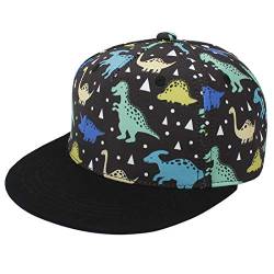 Yixda Baby Kappe Sonnenhut Kinder Hiphop Baseballmütze Junge Mädchen Snapback Cap (4-8 Jahre, Dinosaurier) von Yixda