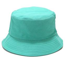 Yixda Classic Sonnenhut Fischerhut Reversibel UV Schutz Sommermütze Eimer Hut (Minzgrün) von Yixda