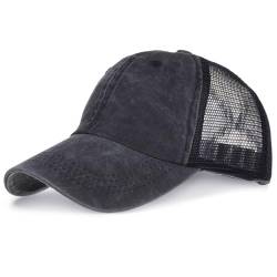 YloveM Baseball Caps für Herren und Damen Sommer Kappe Verstellbar Pferdeschwanz Atmungsaktiv Schnelltrocknend Outdoor Freizeit Kappe für Running, Sonnenhut von YloveM