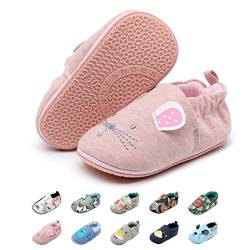 YloveM Krabbelschuhe Baby Laufschuhe Jungen Mädchen Babyschuhe Mit Weicher Sohle für Kleinkinder Schuhe Neugeborene rutschfeste Babyhausschuh von YloveM