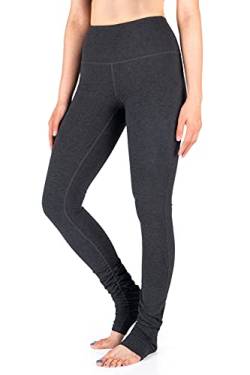 Yogipace Damen 86,4 cm Hohe Taille Göttin Extra Lange Leggings Yoga Over The Heel Leggings, Damen, Leggings, High Rise-Charcoal, Medium von Yogipace