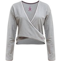 Yogistar Yoga-Sweatjacke Yoga Shirt Rhianna (Standard, 1-tlg., Standard) Hochwertiges, kuscheliges Langarmtop mit Wickeloptik. von Yogistar