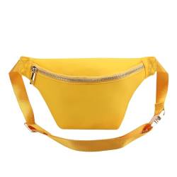 YogoRun Hüfttasche Damen Gürteltasche für Männer Nylon, gelb, Medium, Mode, Sport, Freizeit, Urlaub, Reisen. von YogoRun