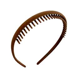 Wellen-Haarband für Frauen, Stirnband, Frauen, Haarbänder, Reifen-Clips, Damen-Accessoires, einfach, elastisch, rutschfest, Kopfbedeckung E von Yokawe