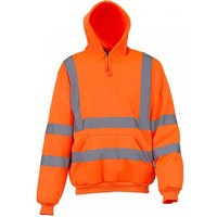 YOKO Warnschutz-Shirt Herren Hi Vis Pull-Over Hoodie / EN ISO20471 Klasse 3 von Yoko