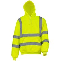 YOKO Warnschutz-Shirt Herren Hi Vis Pull-Over Hoodie / EN ISO20471 Klasse 3 von Yoko