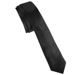 Krawatte Schwarz Rot Einfarbig 3,15 Zoll (8 cm) Schwarze Tie zum Selberbinden Geeignet für Geschäftliche Hochzeiten Abschlussbälle Formelle Anlässe Krawatten für Herren (Schwarz) von Yolev