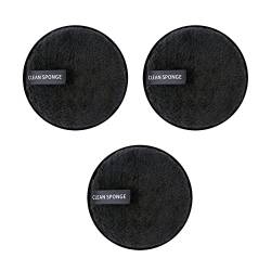 Make -up Remover Pad Set 3pcs Waschbarer Gesichtsreinigungstücher Handtuch Wiederverwendbares Reinigungsreinigungswass für Gesichtsauge Lippen von YonYeHong