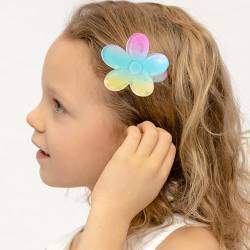 Haarklammer für Damen, bunte Blume, Haarspange, Bananenklammer, Haarklammer, Haarspangen, dekorativer Clip, leichte Haarspange von Yooghuge