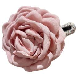 Realistische Rosenblüten-Haarnadel, koreanische Haarspange, süßer Entenschnabel-Clip, Seitennadel, rutschfeste Haarspangen für Haarstyling, große Blumen-Haarnadel von Yooghuge