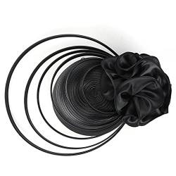 Damen Bankett Hut Fascinator Haar Clip Cocktail Tee Party Pilzbox Derby Hut für Hochzeitskirche Braut Headwear für Frauen Mädchen Fascinator Mit Stirnbandclip Für Hochzeitsdekorationen von Yookstar