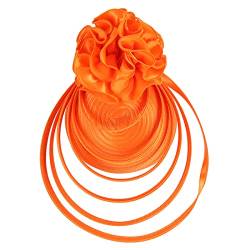 Damen Bankett Hut Fascinator Haar Clip Cocktail Tee Party Pilzbox Derby Hut für Hochzeitskirche Braut Headwear für Frauen Mädchen Fascinator Mit Stirnbandclip Für Hochzeitsdekorationen von Yookstar