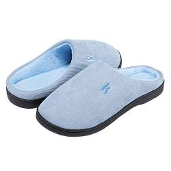 Yorgou Damen Herren Hausschuhe aus Memory-Baumwolle Drinnen Anti-Skid Warme Bequem Plüsch Pantoffeln Home Winter von Yorgou