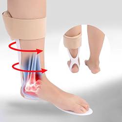 Einstellbare Fuß Drop Orthese Knöchel Korrektor Brace Support Schutzkorrektur Schiene(M（39-45）Links）) von Yotown
