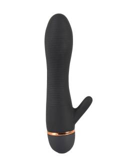 Bendy Ripple Clit: Bunny-Vibrator, schwarz von You2Toys