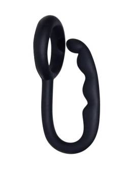 Mr.Hook: Penisring mit Perineum-Stimulator, schwarz von You2Toys