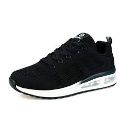 Youecci Damen Sportschuhe Air Cushion Schuhe Laufschuhe Luftkissen Turnschuhe Fitness Gym Leichtes Atmungsaktiv Outdoor Sneaker für Walking Jogging Blau 35 EU von Youecci