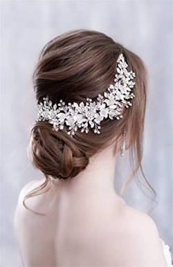 Blumen-Stirnband, Hochzeit, Haarschmuck, Strass, Blume, Braut-Tiara, Haarkamm, Haarnadeln, Hochzeit, Haarschmuck von Youllyuu