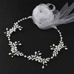 Brautjungfernkleider Gürtel Prinzessin Hochzeitskleid Gürtel Hochzeitskleid Strass Gürtel Diamant Gürtel Weiß Organza von Youllyuu