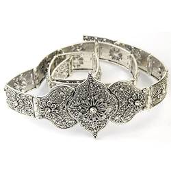 Royal Caucasus Gürtel für Damen, Hochzeitskleid, Schmuck, Metallschnalle, verstellbare Länge, Gliederkette von Youllyuu