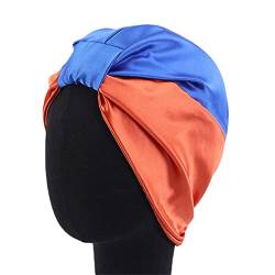 Weiche Satinhaube für Damen, Schlaf-Turban, Chemo-Kappe, Haarausfall, Haarabdeckung, Kopfbedeckung, Haar-Accessoires von Youllyuu