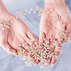 Youllyuu Kristall-Strass-Stirnbänder, Tiaras, Haarbänder, Damen, Brautschmuck, Hochzeit, Haarschmuck, Kopfschmuck von Youllyuu