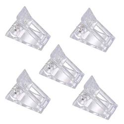 Youning Nagelspitzen Clip Nagelspitzen Form Clips Nagel Clips Verlängerungsgel Quick Building Nagelspitzen-Clips DIY Nagel Gel Assistent Maniküre Bau Werkzeug Clip für Mädchen Frauen Damen (10PCS) von Youning