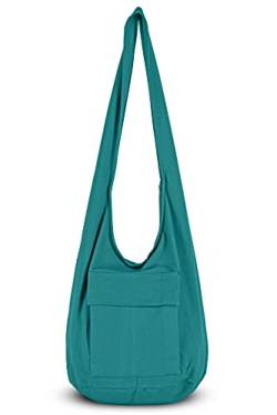 Taschen für Frauen Boho Geldbörsen Baumwolltasche für Unisex von YOUR COSY (Pine Green) von Your Cozy